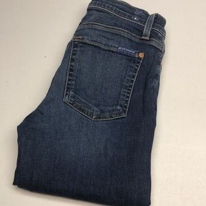 LIKE NEW 7 for ALL MANKIND ANKLE GWENEVERE JEANS 27x28 🇲🇽
